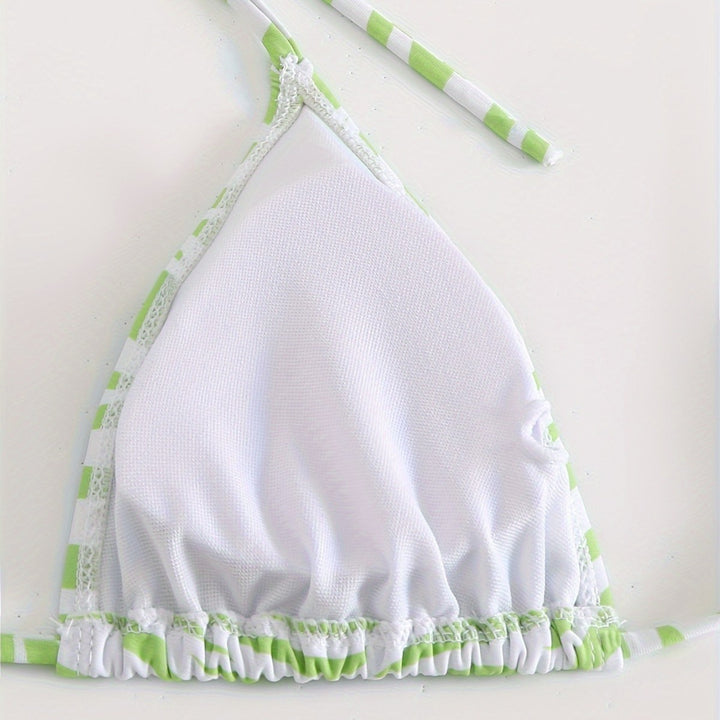 Damen Triangel-Bikini Set mit modischer Wickeltunika Echo Archiv