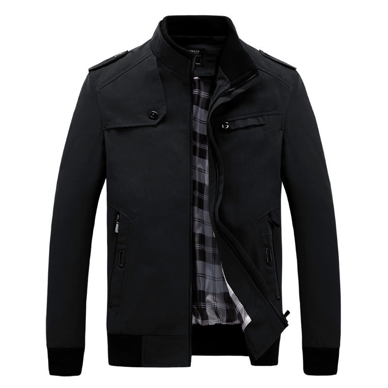 Herren modische Übergangsjacke mit praktischen Taschen und modernem Schnitt Echoarchiv