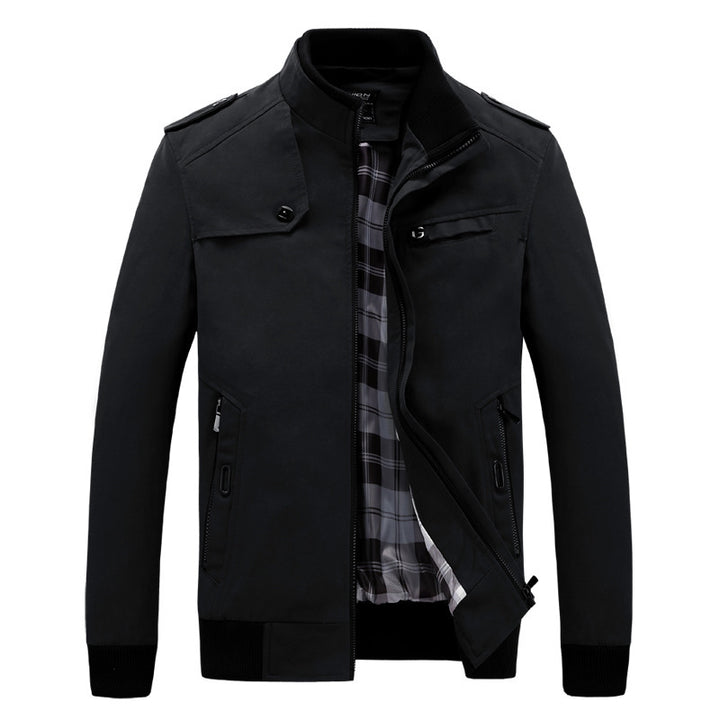 Herren modische Übergangsjacke mit praktischen Taschen und modernem Schnitt Echoarchiv