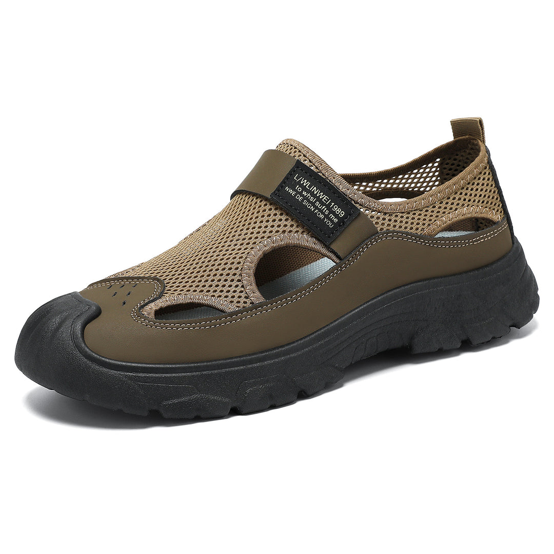 Damen nan atmungsaktive Mesh-Mary-Jane-Sneaker mit Klettverschluss, verstärkter Zehenkappe und griffiger Plateau-Profilsohle Echo Archiv
