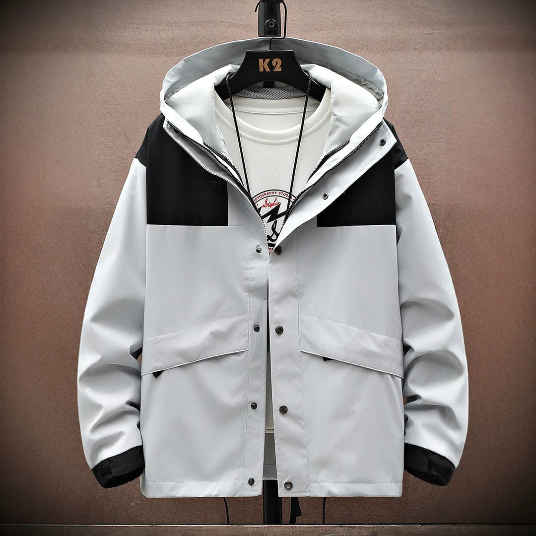 Herren Funktionsjacke mit verstellbarem Kapuzensystem Echo Archiv