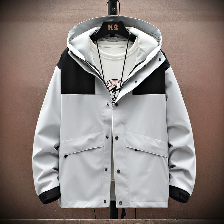 Herren Funktionsjacke mit verstellbarem Kapuzensystem Echo Archiv