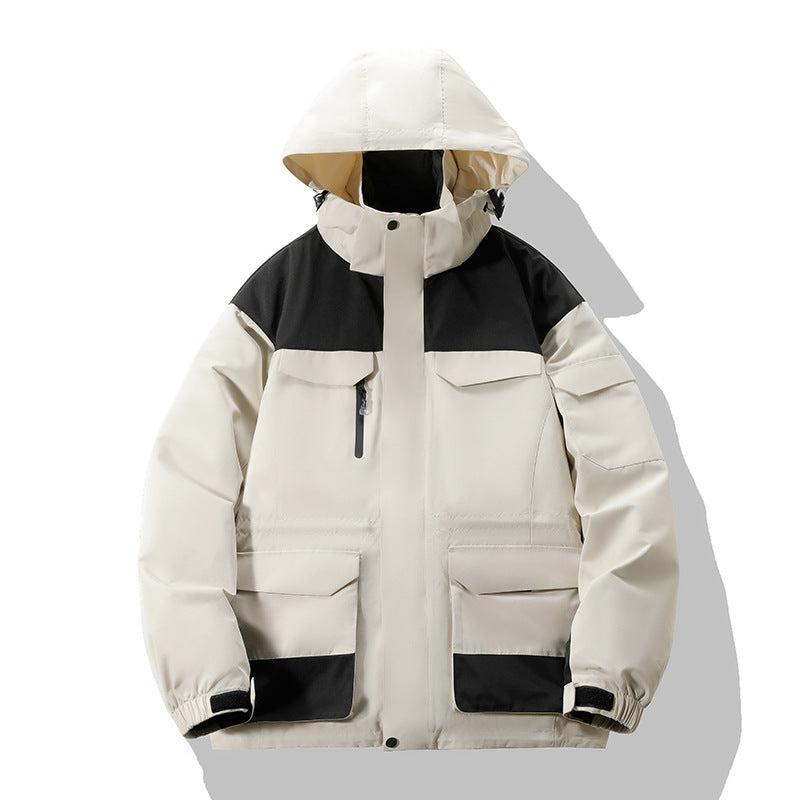 Damen Modische Funktionsjacke mit Hohem Kragen Echoarchiv
