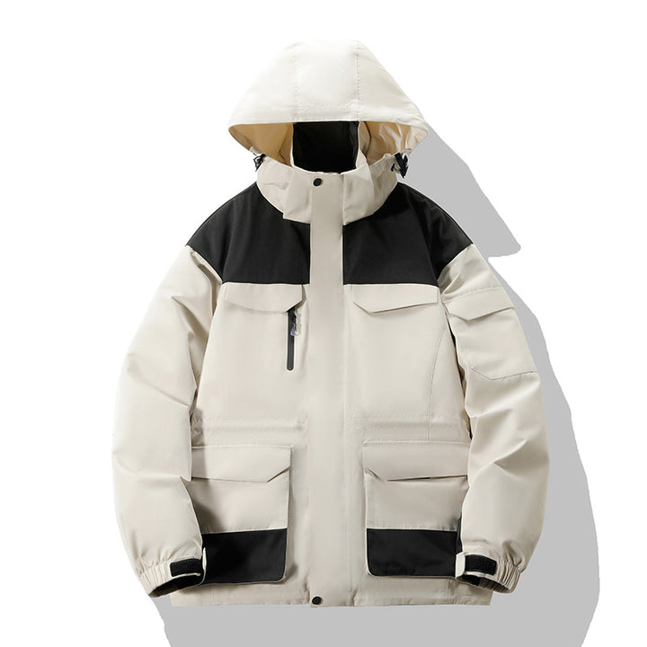 Damen Modische Funktionsjacke mit Hohem Kragen Echoarchiv