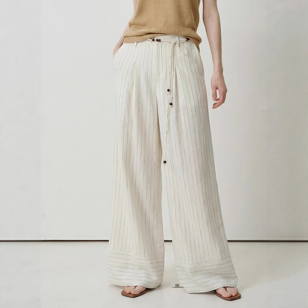 Damen Weite Streifenhose Echo Archiv