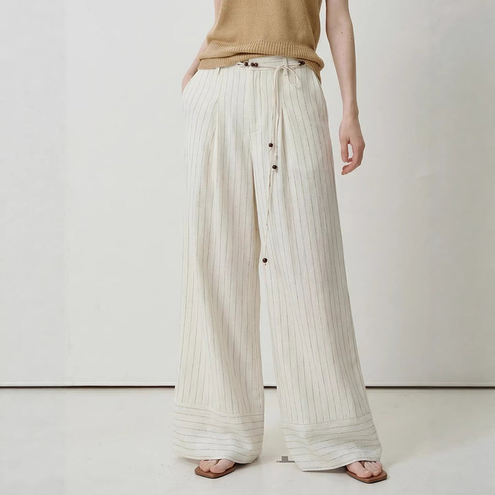 Damen Weite Streifenhose Echo Archiv