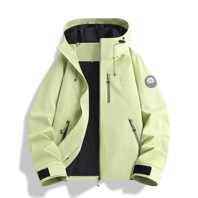 Herren dreiteilige Softshell-Outdoorjacke mit abnehmbarem Fleecefutter und Kapuze Echoarchiv