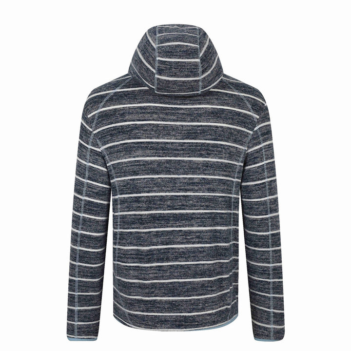 Unisex Gestreifter Strick‑Halbkragenpullover mit Raglanärmeln Echoarchiv