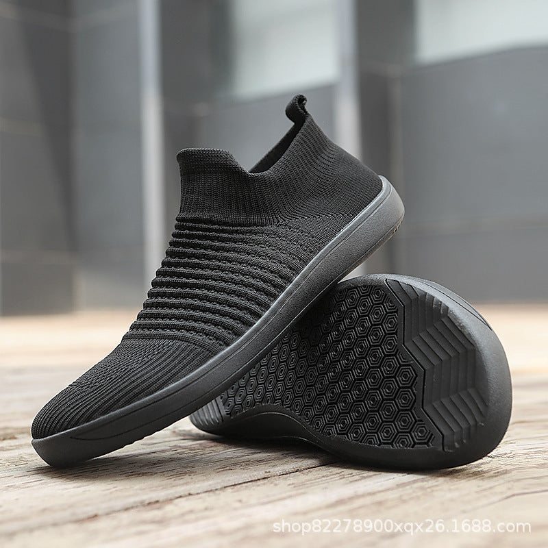 Unisex nan sockenähnlicher Stricksneaker mit elastischem Schaft und rutschfester Gummisohle Echo Archiv