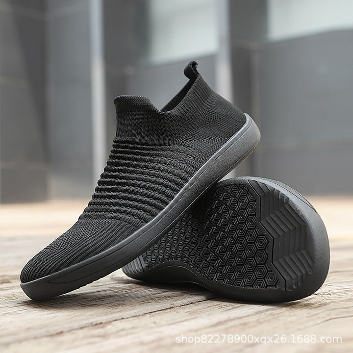 Unisex nan sockenähnlicher Stricksneaker mit elastischem Schaft und rutschfester Gummisohle Echo Archiv