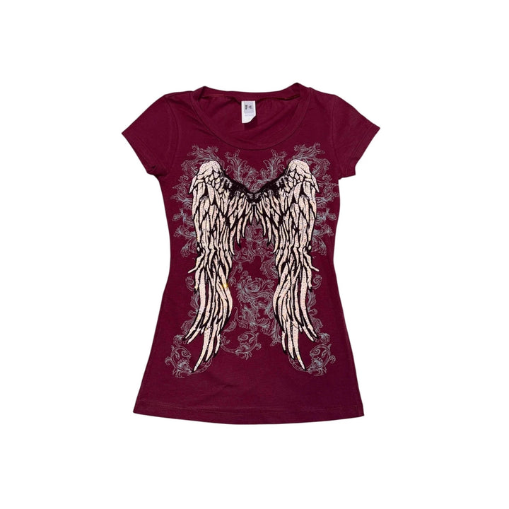 Damen T-Shirt mit Engelprint Echo Archiv
