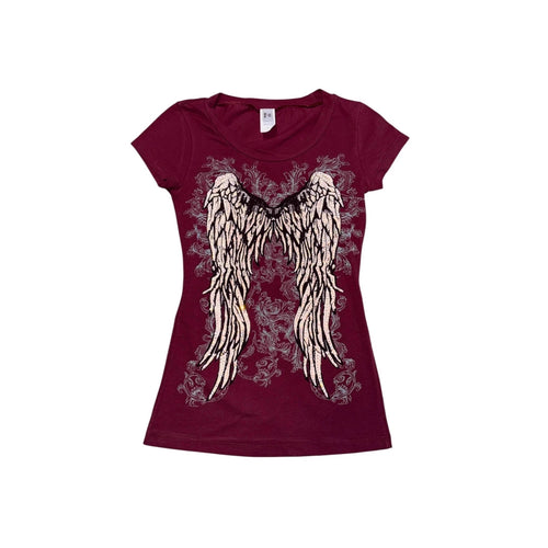 Damen T-Shirt mit Engelprint Echo Archiv