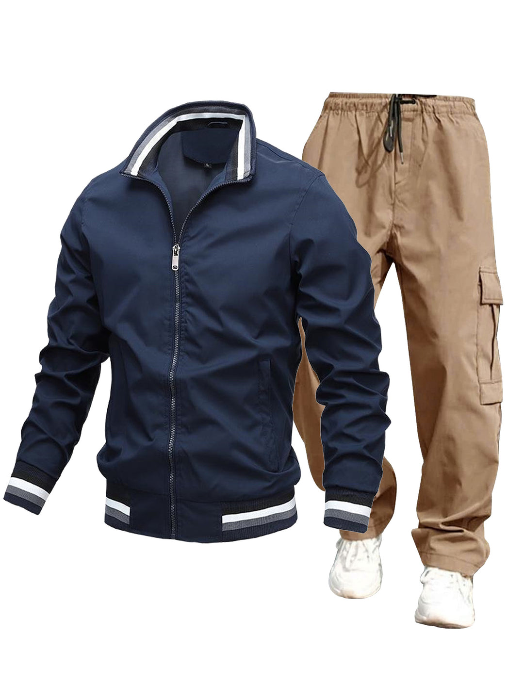 Herren Sportliche Jacke und Cargo-Hosen Echo Archiv