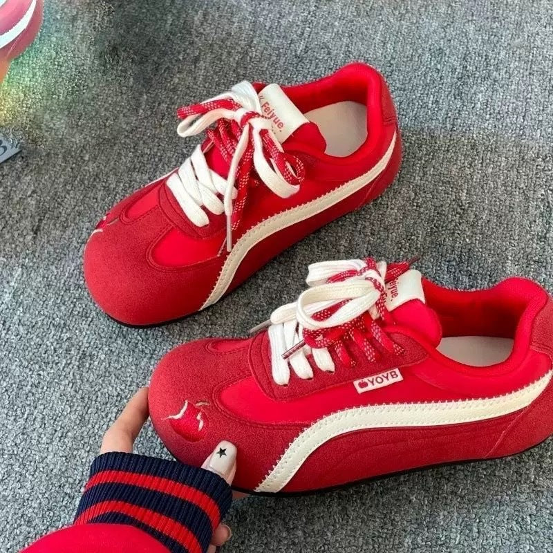 Damen Sportliche Sneakers mit innovativer Schnürung und farbenfrohem Design Echo Archiv