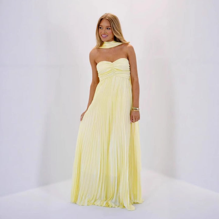 Damen elegante Maxi-Röcke mit Faltenwurf Echo Archiv
