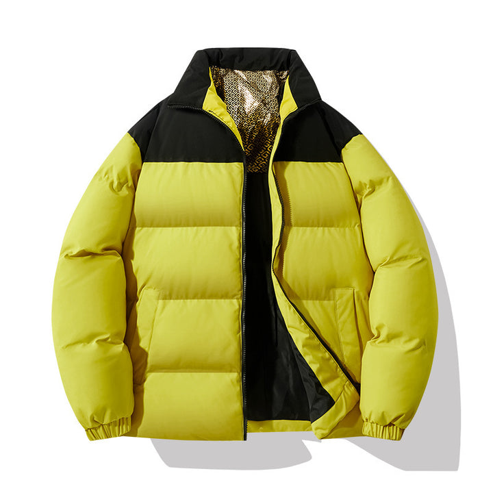 Herren isolierte Steppjacke mit hohem Kragen und praktischen Taschen Echoarchiv