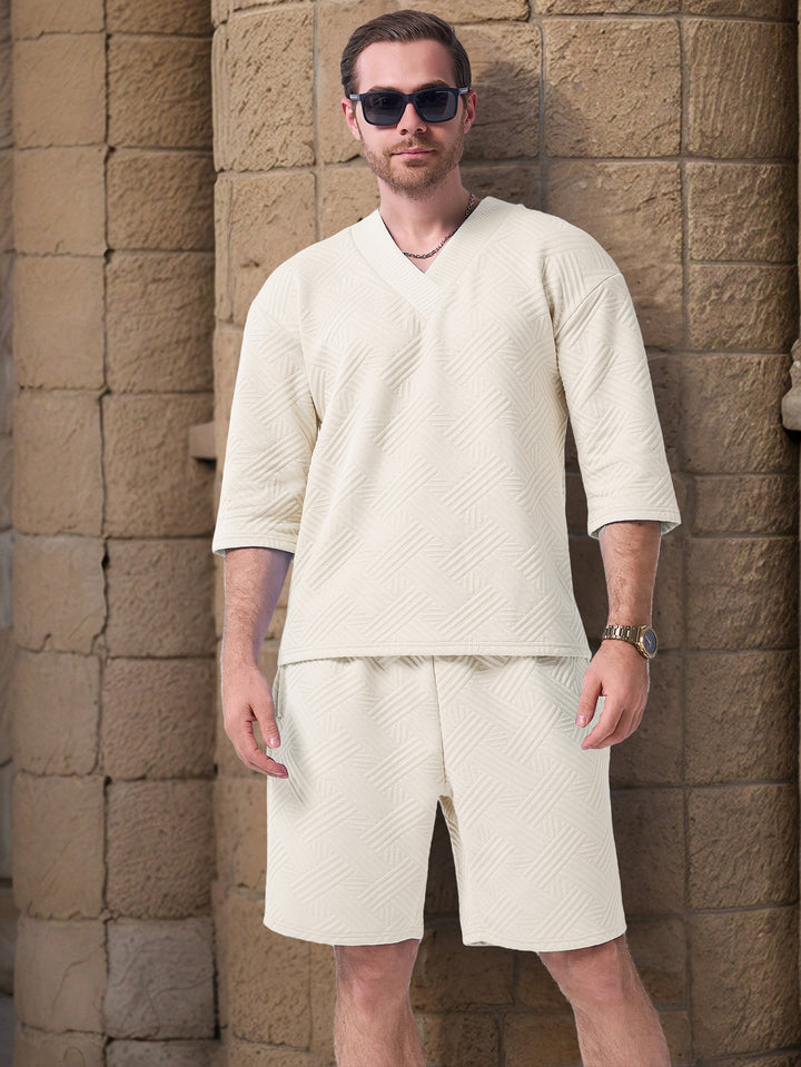Herren Sportliches Oberteil und Shorts Echoarchiv