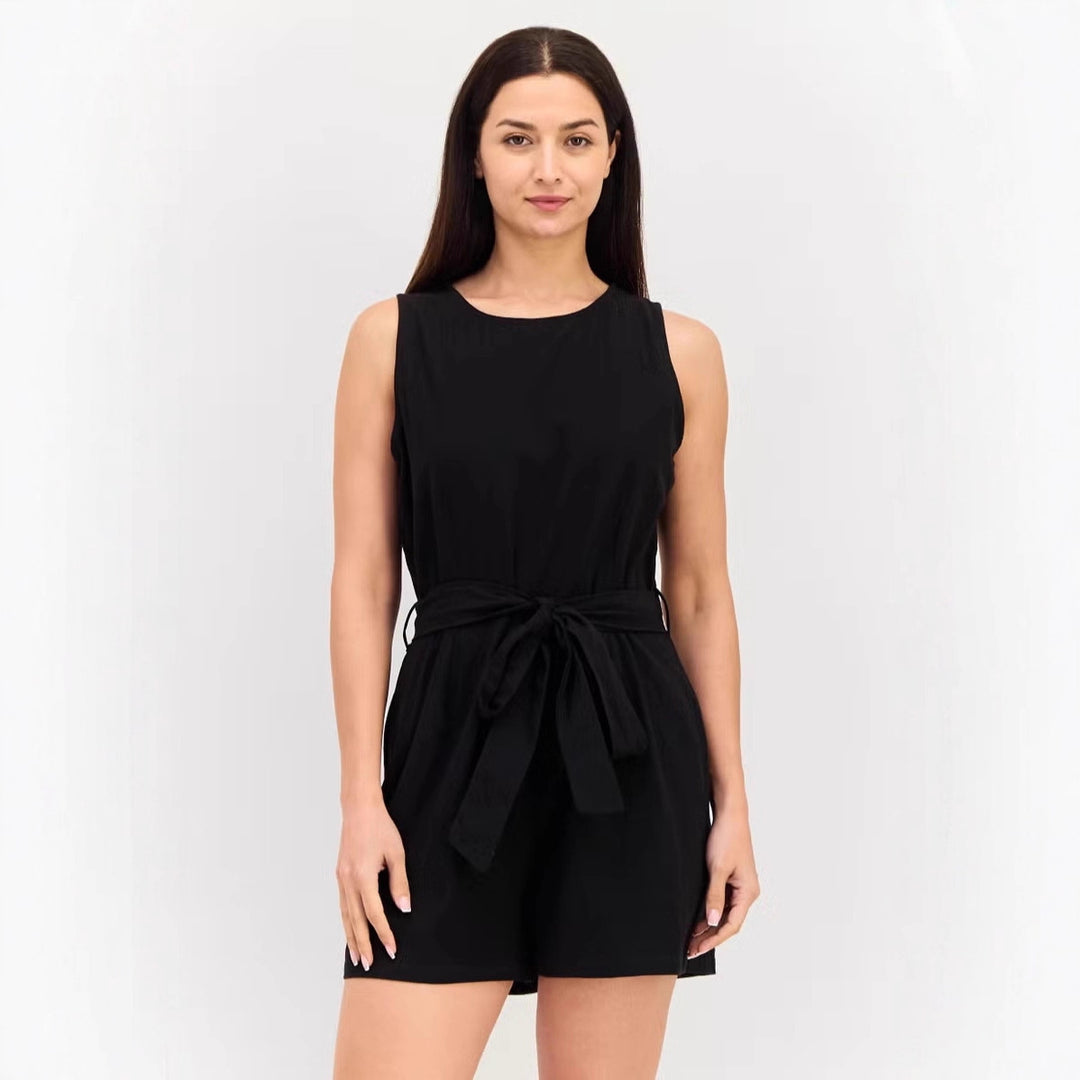 Damen Jumpsuit mit eleganter Taillierung und praktischen Taschen Echo Archiv