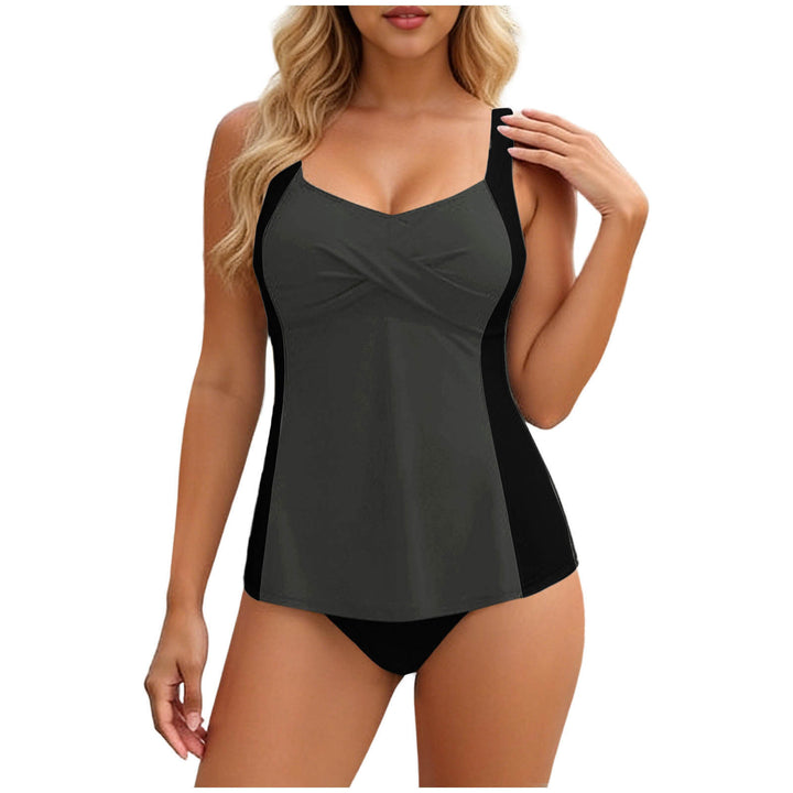 Damen Tankini mit elegantem Wickeldesign und figurformenden Einsätzen Echo Archiv