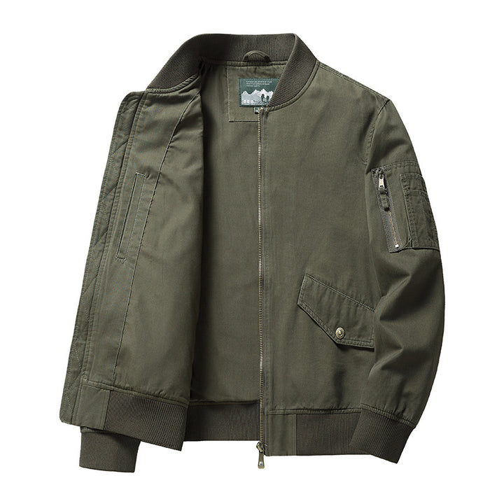 Herren Stilvolle Bomberjacke Echo Archiv