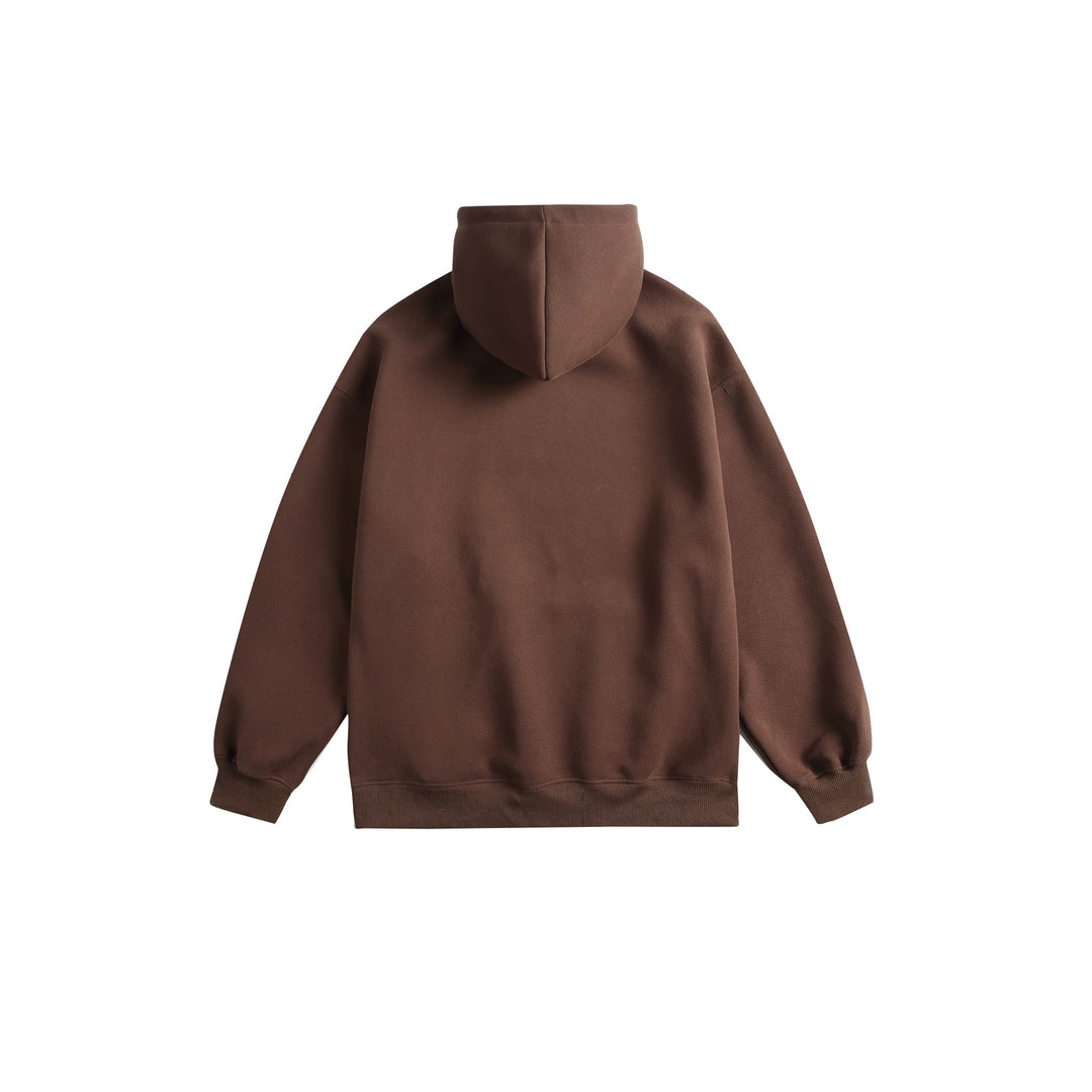 Unisex Kapuzenpullover mit College‑Print, Kängurutasche und relaxed Fit Echoarchiv