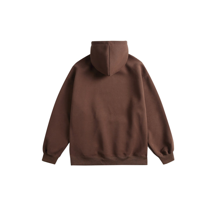 Unisex Kapuzenpullover mit College‑Print, Kängurutasche und relaxed Fit Echoarchiv