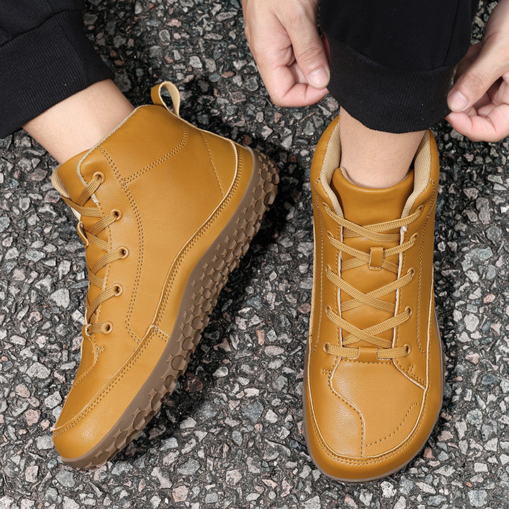 Herren nan urbaner Leder-Sneakerboot mit gepolstertem Schaft und griffiger Profilsohle Echo Archiv
