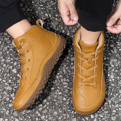 Herren nan urbaner Leder-Sneakerboot mit gepolstertem Schaft und griffiger Profilsohle Echo Archiv