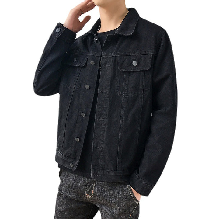 Herren Slim‑Fit Denim‑Truckerjacke im Overshirt‑Schnitt mit Brustklappen Echo Archiv