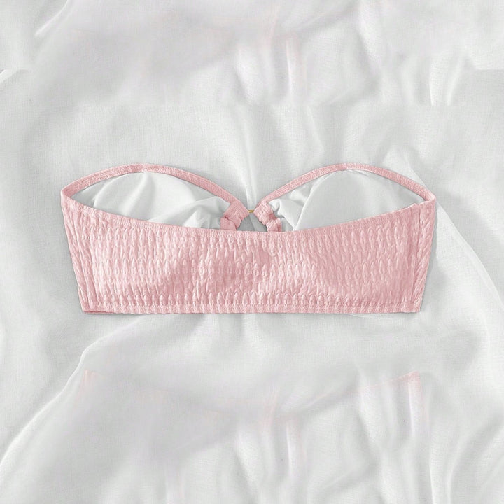 Damen Bandeau-Bikinioberteil mit strukturierter Oberfläche Echo Archiv