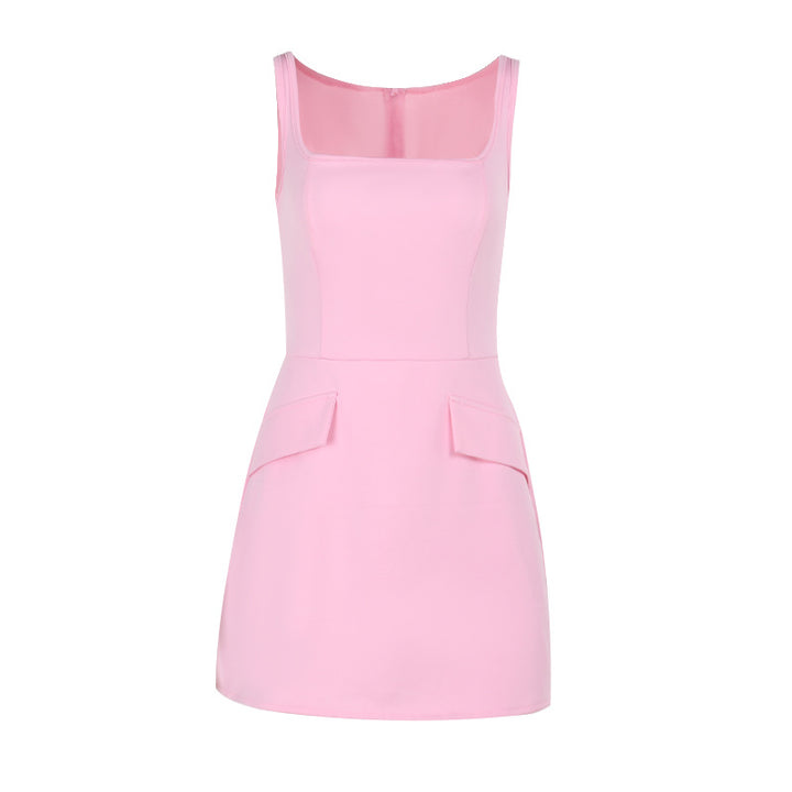 Damen figurbetontes Sommerkleid mit praktischen Taschen Echo Archiv