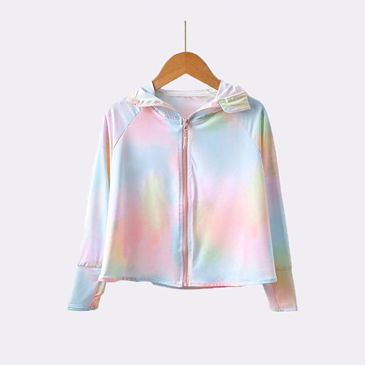 Mädchen leichte Kapuzenjacke mit niedlichem Tiermotiv Echo Archiv