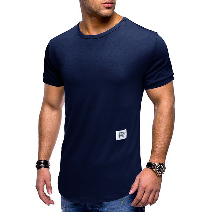 Herren Rundhals T-Shirt mit atmungsaktiver Baumwolle Echoarchiv