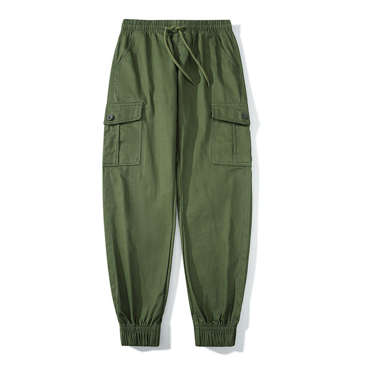 Herren Cargo-Joggerhose mit elastischem Bund, Klappentaschen und gerippten Knöcheln Echo Archiv