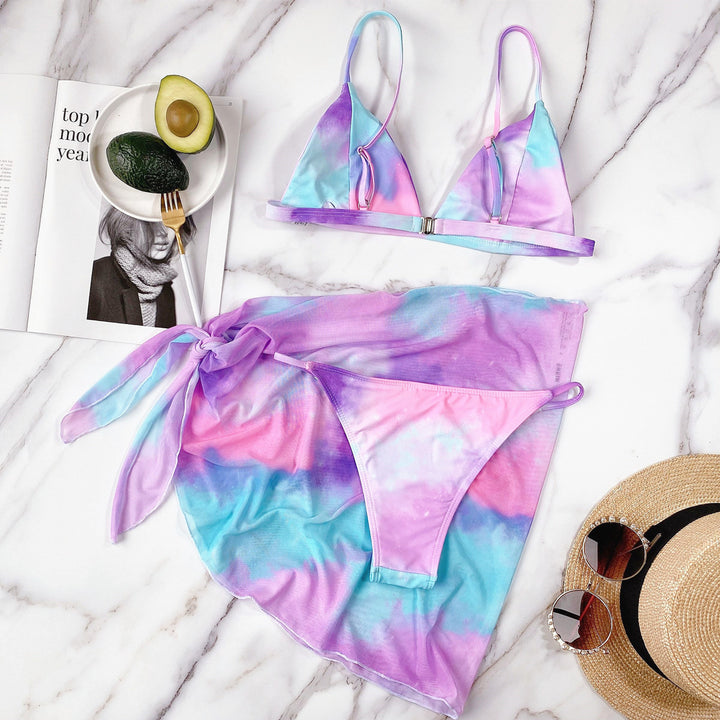 Damen Triangel-Bikini mit Wickelrock Echo Archiv