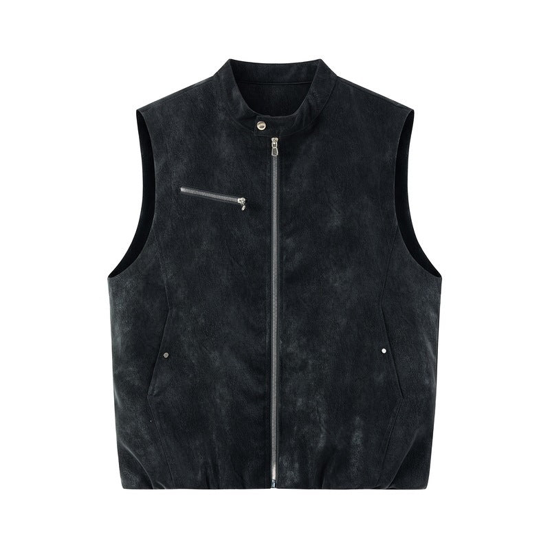 Herren Stylische Lederweste Echo Archiv