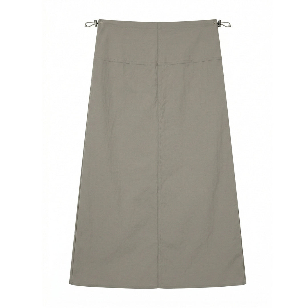 Damen Eleganter Midirock mit Taillenband Echo Archiv