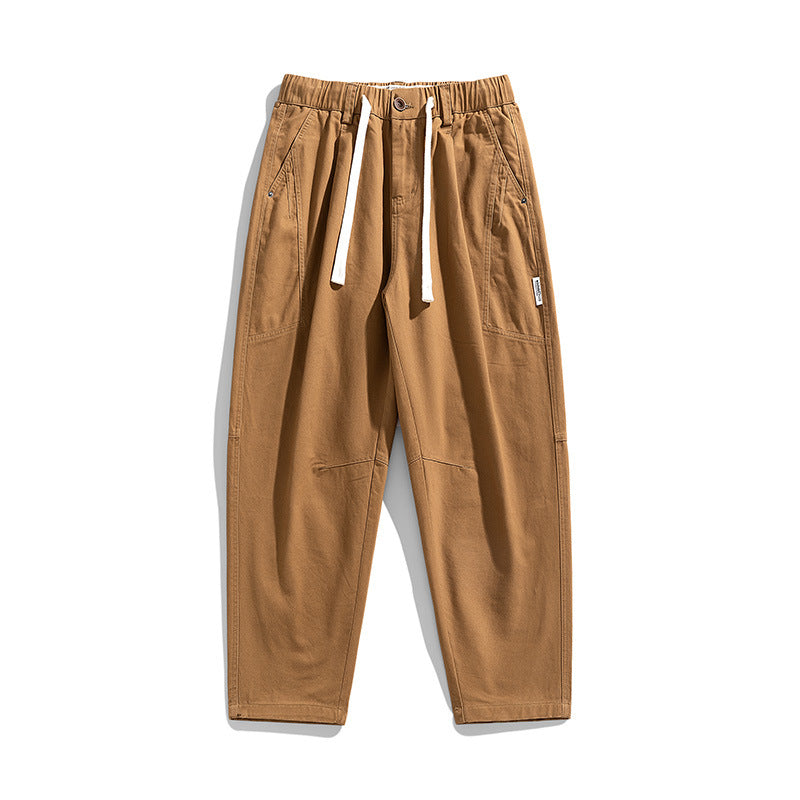 Herren Tapered-Canvas-Jogger mit elastischem Tunnelzugbund, Kniepasse und tiefen Utility-Taschen Echo Archiv