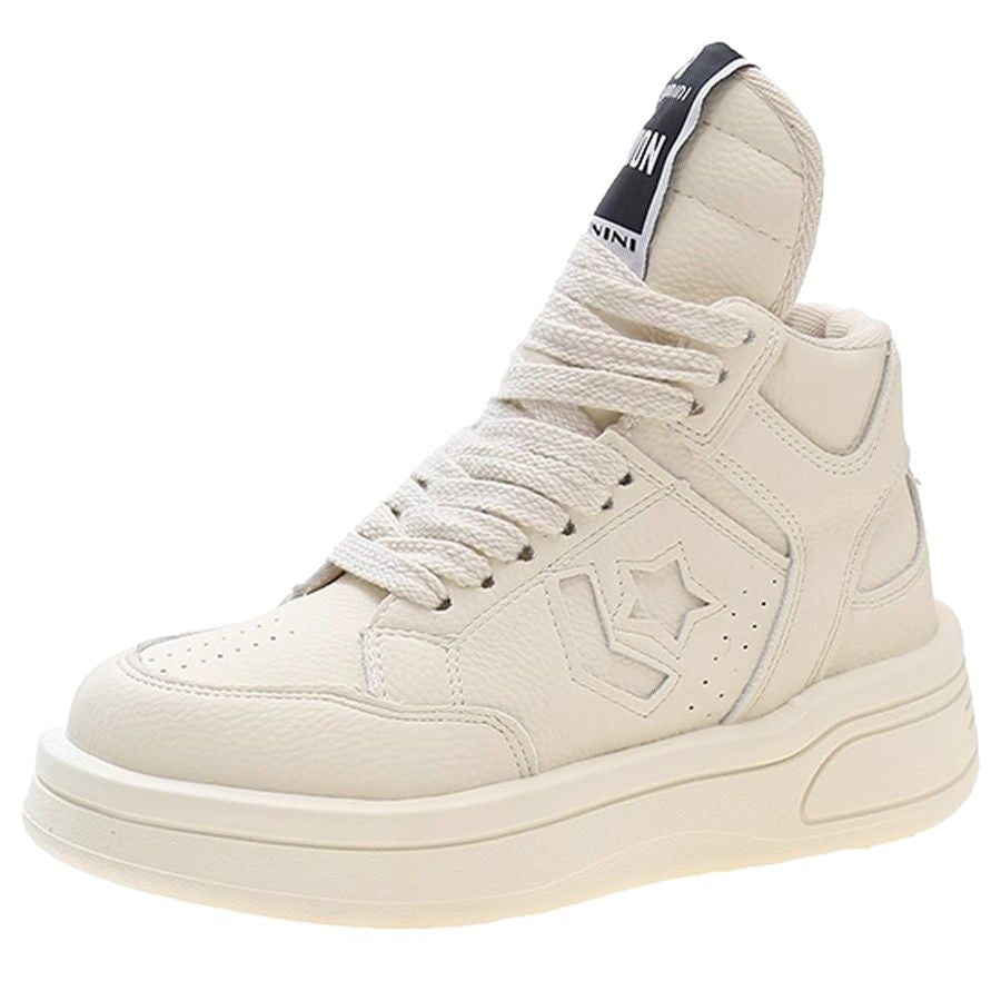 Damen Chunky High-Top Plateausneaker mit gepolstertem Schaft und ergonomischer Komfortsohle – Névara