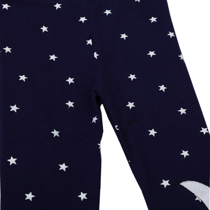 Mädchen Leggings mit verspieltem Hasen- und Sternenmotiv Echo Archiv