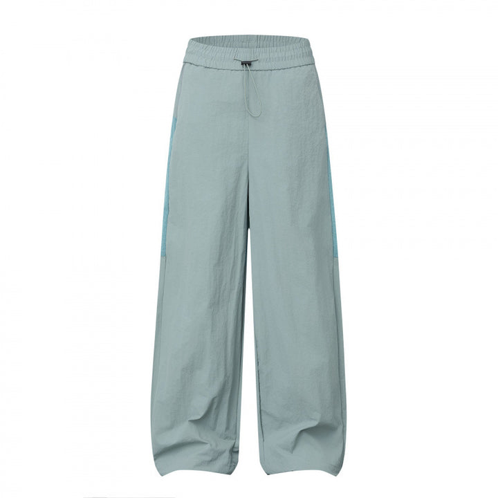 Damen Weite Cargo‑Style Hose mit elastischem Bund, Tunnelzug und seitlichen Einsatzdetails Echo Archiv