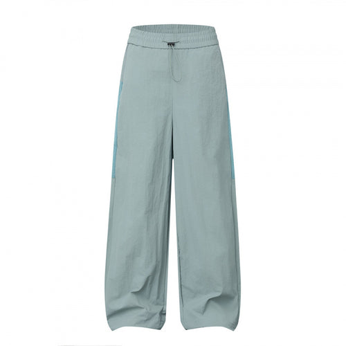 Damen Weite Cargo‑Style Hose mit elastischem Bund, Tunnelzug und seitlichen Einsatzdetails Echo Archiv