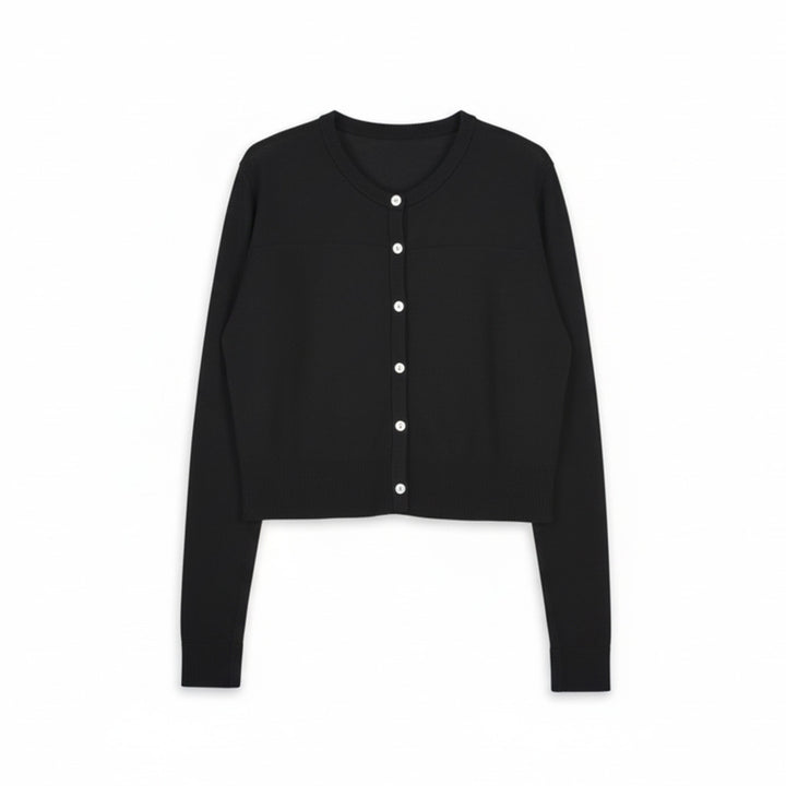 Damen Modische Strickjacke mit Knopfleiste Echo Archiv