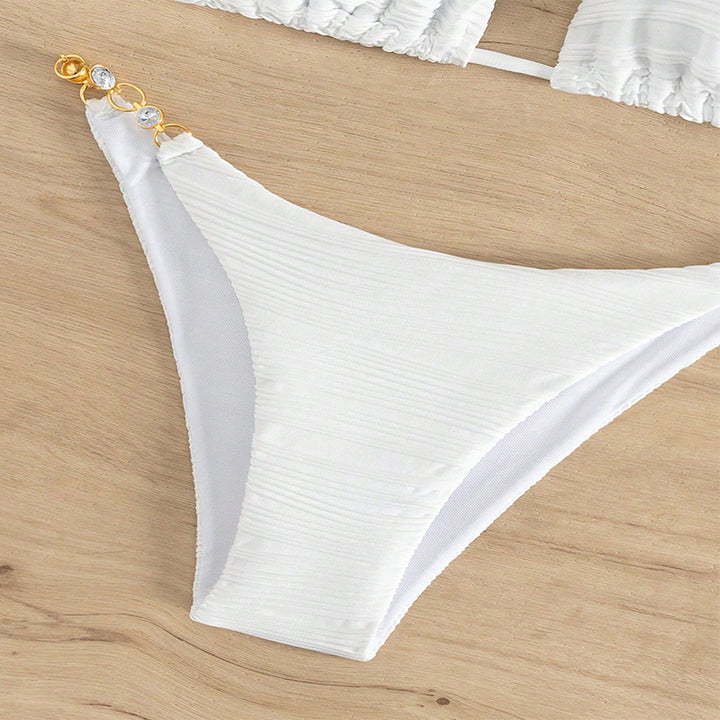 Damen Triangel-Bikini mit raffinierten Golddetails Echo Archiv