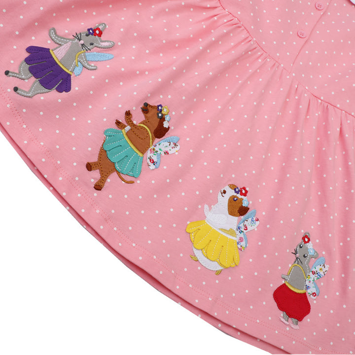 Mädchen Kleid mit süßem Tiermotiv Echo Archiv