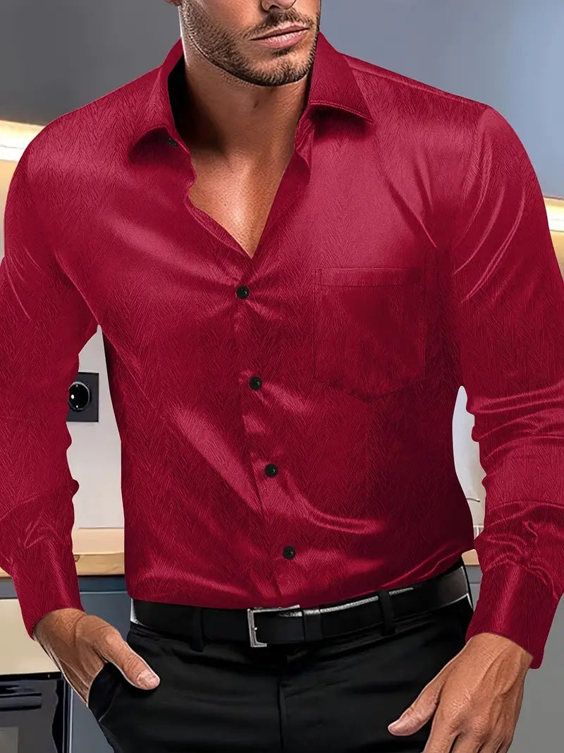 Herren elegantes und modernes Hemd Echoarchiv