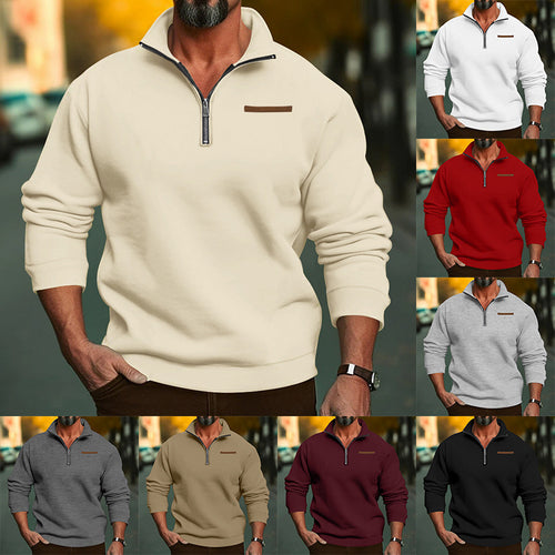 Herren Fleece Sweatshirt mit Reißverschluss Echoarchiv