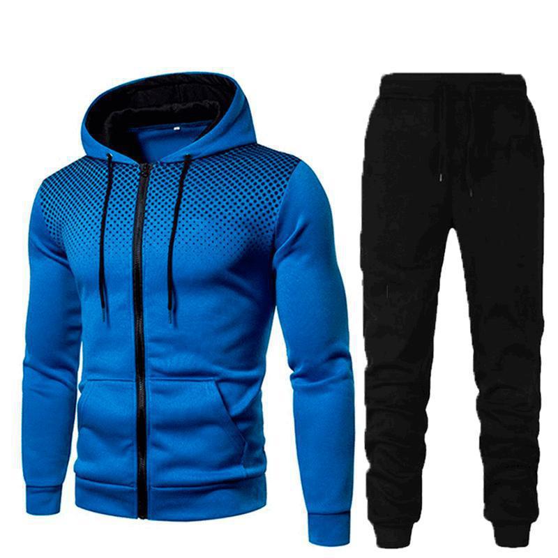 Herren Kapuzenjacke und Jogginghose Set Echoarchiv