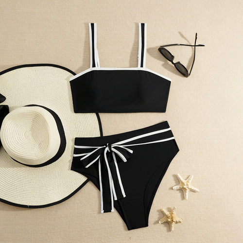 Damen Sportliches Bikini-Set mit verstellbaren Trägern Echo Archiv