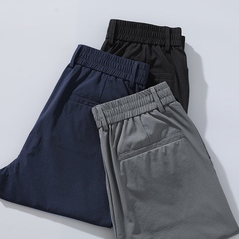 Herren bequeme Business-Hose mit elastischem Bund Echoarchiv